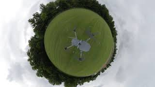 Insta360 One X on Dji Mavic Pro Tiny Planet Version
