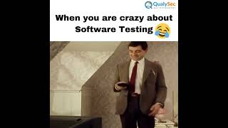 When you are crazy about Software Testing😂🤣| Software Testing memes| Funny Videos| Qualysec Services screenshot 5