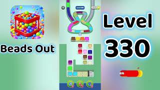 Beads Out Level 330  Walkthrough 🧩✨ | Tricky Bead Puzzle Solution | Go Answer