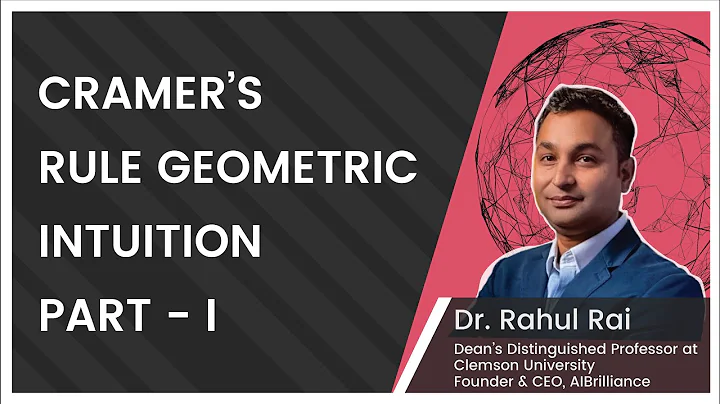 part 2 Cramer's rule geometric intuition  part 1
