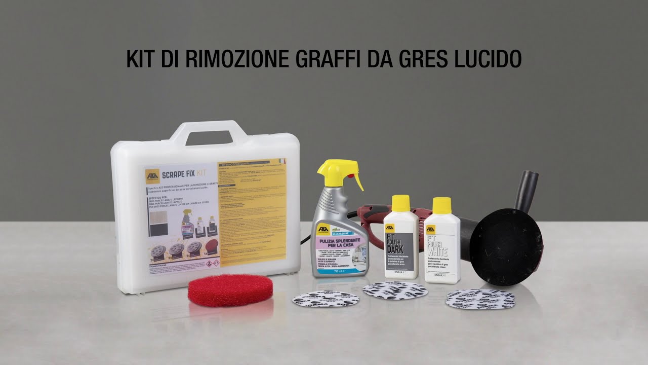 Fila Kit Rimozione Graffi per grès porcellanato