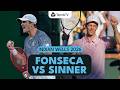 Joao Fonseca vs Jannik Sinner First Meeting Highlights | Indian Wells 2026