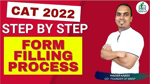 CAT 2022 - Complete Step By Step. Registration Process