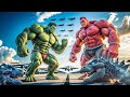 BLUE HULK vs RED HULK EPIC BATTLE! part 2.0 However, GODZILLA Unexpected SAVE Changes Everything!