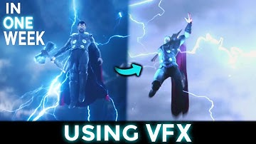 How To Recreate Thor Entry Scene Using VFX | Blender Tutorial | #thor #marvel