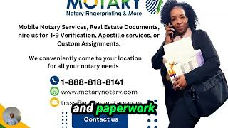 Mobile Notary, Apostille, and Document Authentication Video Presentation With CC