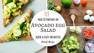 Easy Avocado Egg Salad (No Mayo) recipe - Delish Studio