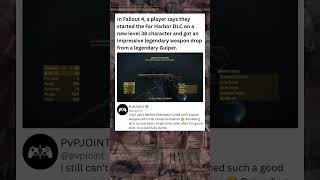 In Fallout 4, a player says they started the Far Harbor DLC on a new level 38 character  #fallout4