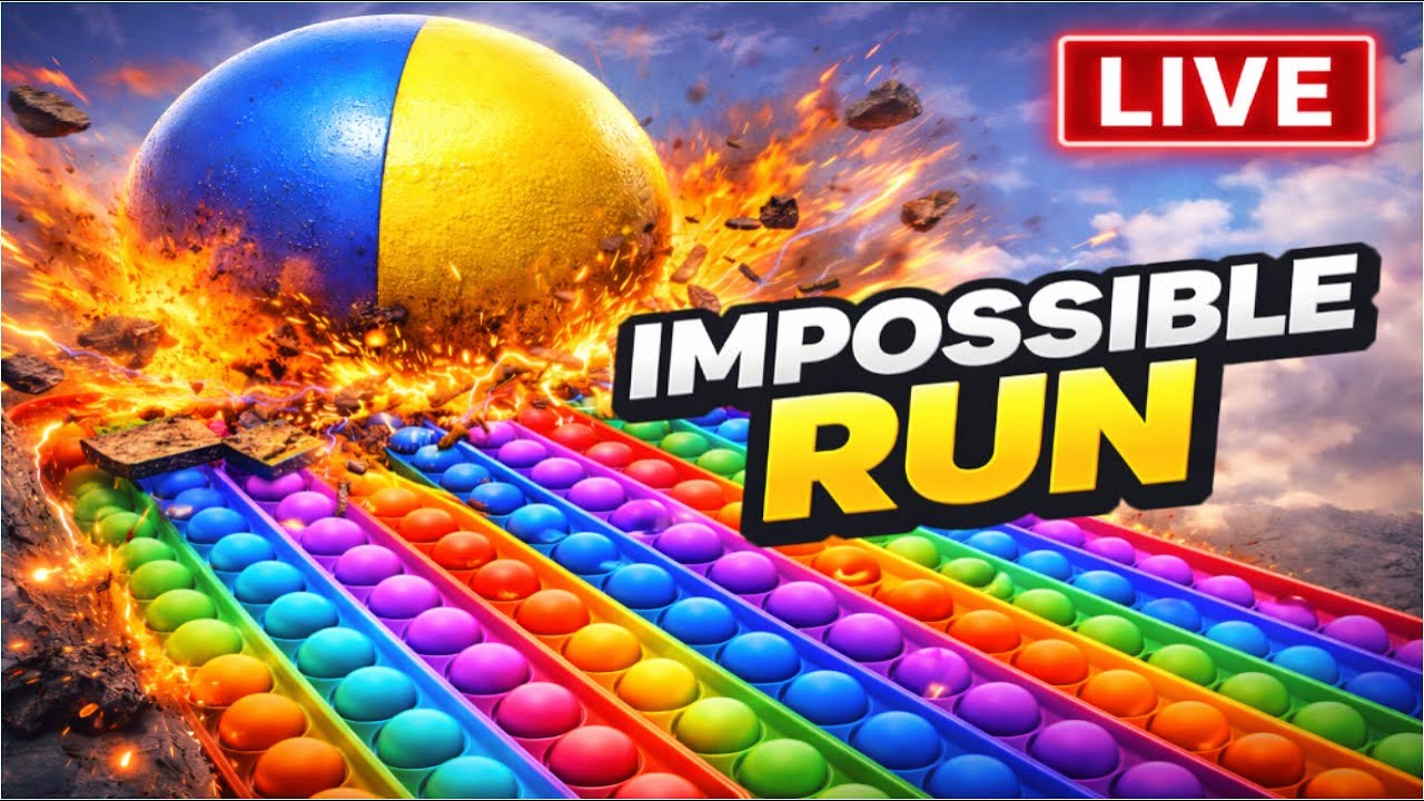 IMPOSSIBLE RUN LIVE – Can You Survive This Mega Ball Challenge?