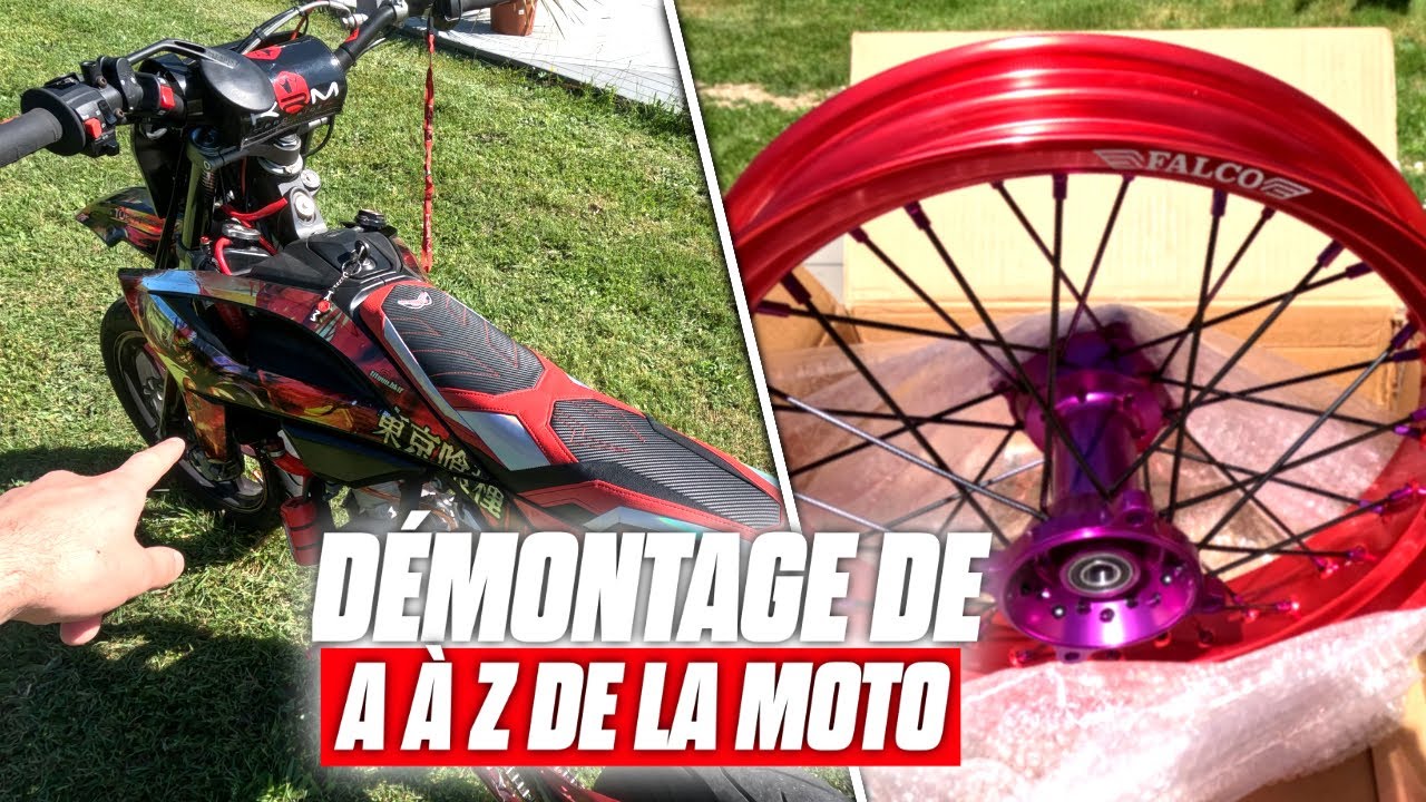 DÉMONTAGE DE A à Z DE MA MOTO 50CC !!! ( Vlog #1 )