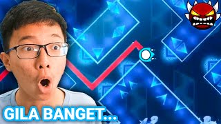 Aku Reaksi Top 5 LEVEL TERSUSAH di Geometry Dash...
