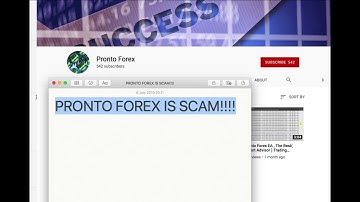 PFX ROBOT - PFX - SCALPER - PRONTO SCAM
