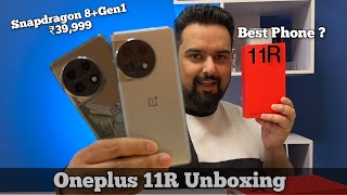 Oneplus 11R/Ace2 Unboxing with Performance ,Camera,PUBG,Display & Speaker Test || ₹39999
