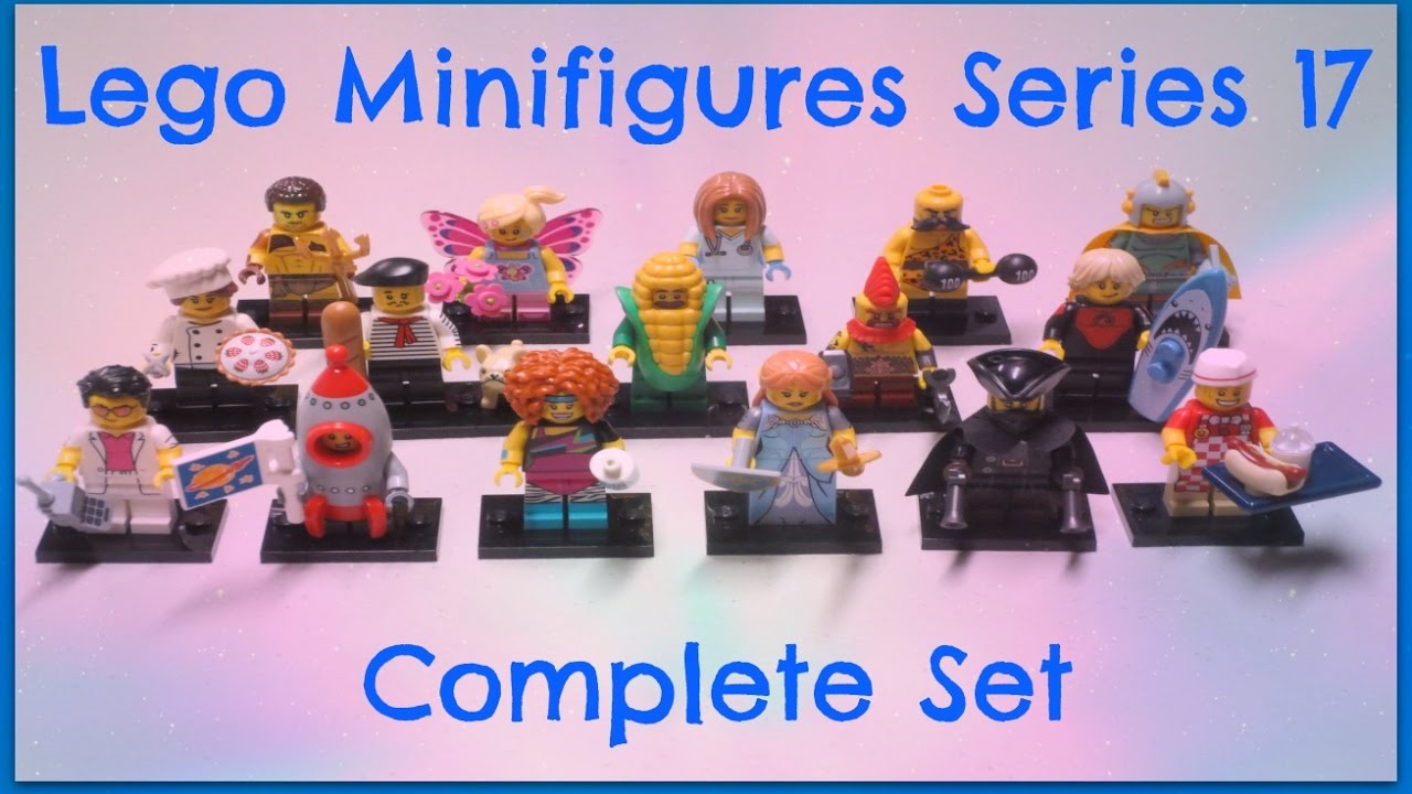 Lego Minifigures Series 17 Full Set Bump Codes Lego Minifigures Mini Figures Lego
