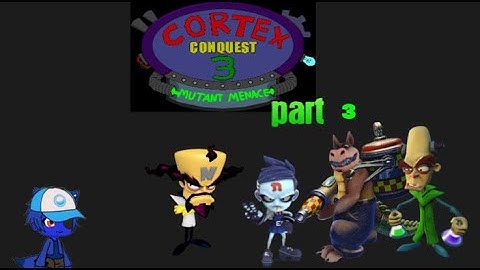 Seth Shafer plays Cortex Conquest 3: Mutant Menace part 3 dr n brio boss is hard