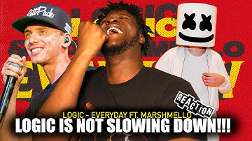 Logic - Everyday ft. Marshmello (Official Audio) REACTION!!!