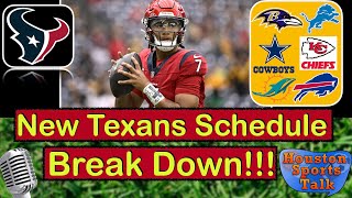 New Texans Schedule Break Down! (w/ Chron.com&#39;s Steph Stradley)