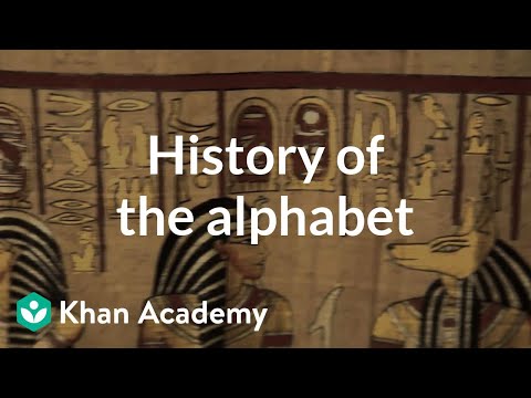 Video: How The Alphabet Was Created