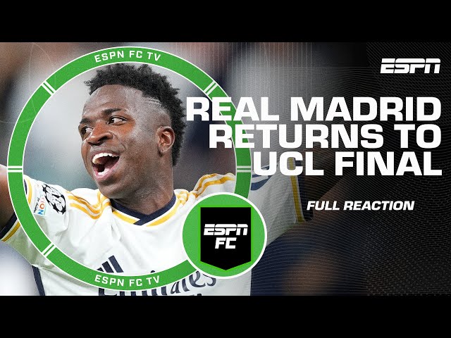 Real Madrid advances to Champions League Final [FULL REACTION] | ESPN FC class=