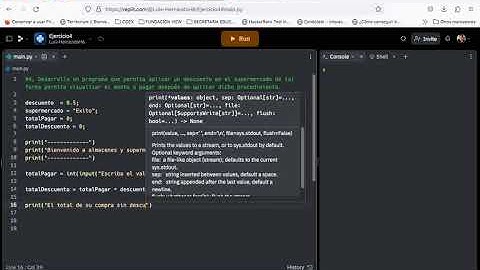 Clase 4 - Ejercicios Secuenciales: Aplicación de Descuento en el Supermercado
