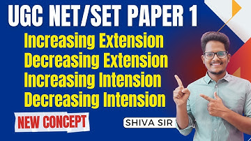Extension (denotation) and Intention (connotation) | Logical Reasoning | UGC NET/SET Paper 1