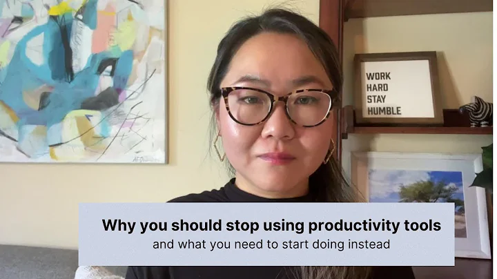 Why you should stop using todo lists or other prod...