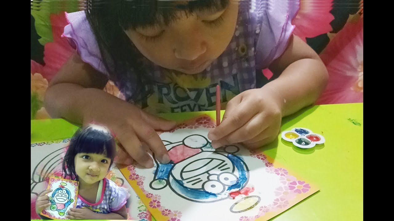 Home Schooling Mewarnai Doraemon Oki Belajar Usia 3 Coloring Pages