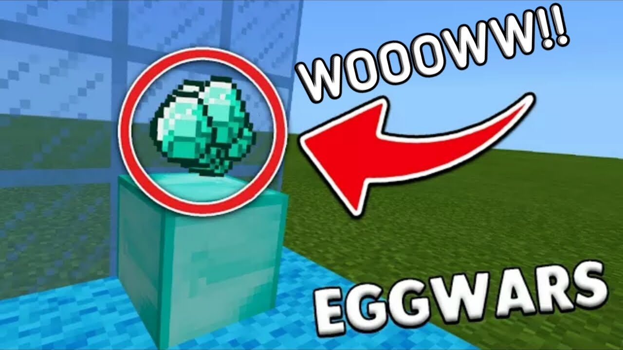 Tutorial Membuat Generator Eggwars! minecraft pe - YouTube