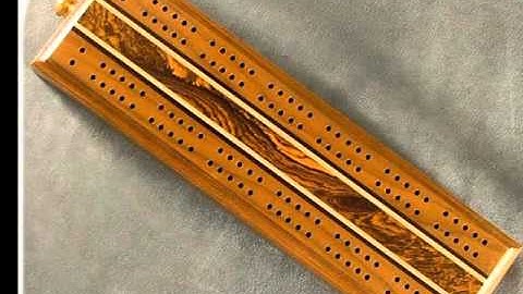 Custom Cribbage Boards of Beautiful Wood Uniquely Handcrafted by Minnesota Mitch