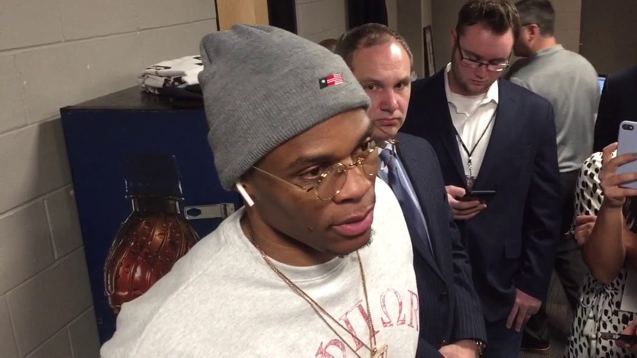 Russell Westbrook meets Michelle Obama 