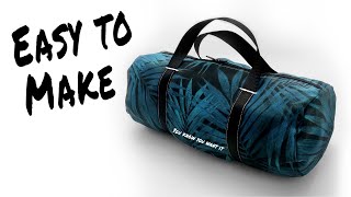 How to Make a Simple 10 liter Duffel Bag