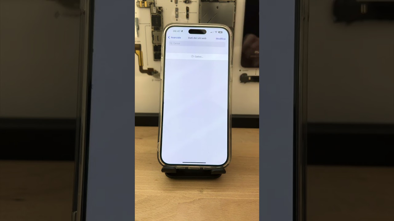 Cancellare dati e cache dei siti Web su iPhone e Safari