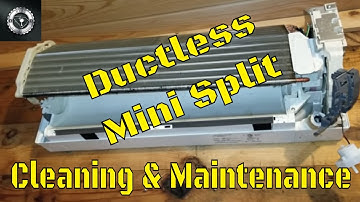 Ductless Mini Split Cleaning And Maintenace (Complete Tear Down)