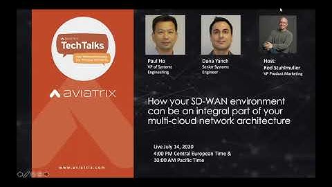 TechTalk | Your SD-WAN environment can be an integral part of your mutli-cloud network architecture
