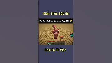 Cái Tình Huống Bất Ổn Cùng Golem Đồng Trong Minecraft #shorts