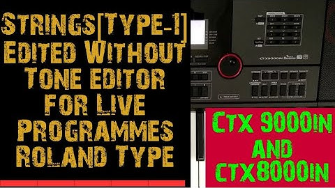 How to edit Strings Type-1In Casio Ctx9000in and ctx8000in|Casio keyboard casiotone Casio piano