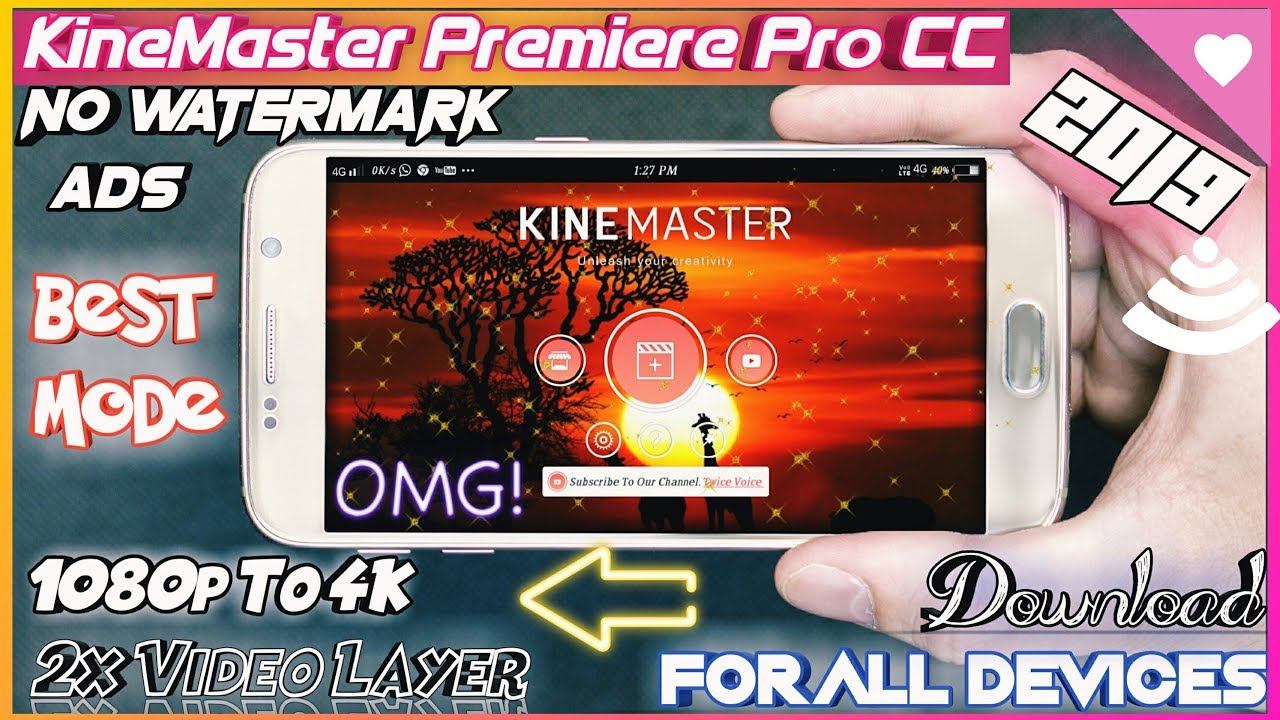New KineMaster Pro video editor mode version download update 2019
