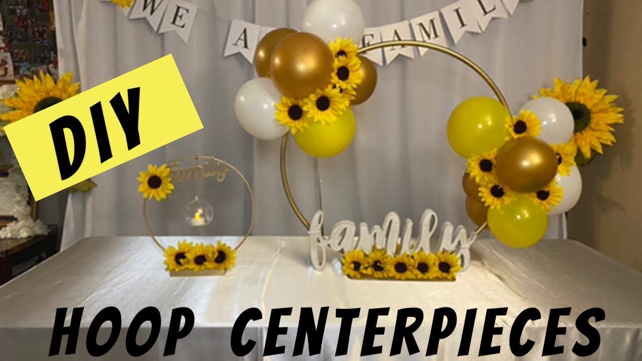 DIY Hoop Centerpieces Dollar Tree Hula Hoop Wreath Sunflower diy-hoop-centerpieces-dollar-tree-hula-hoop-wreath-sunflower