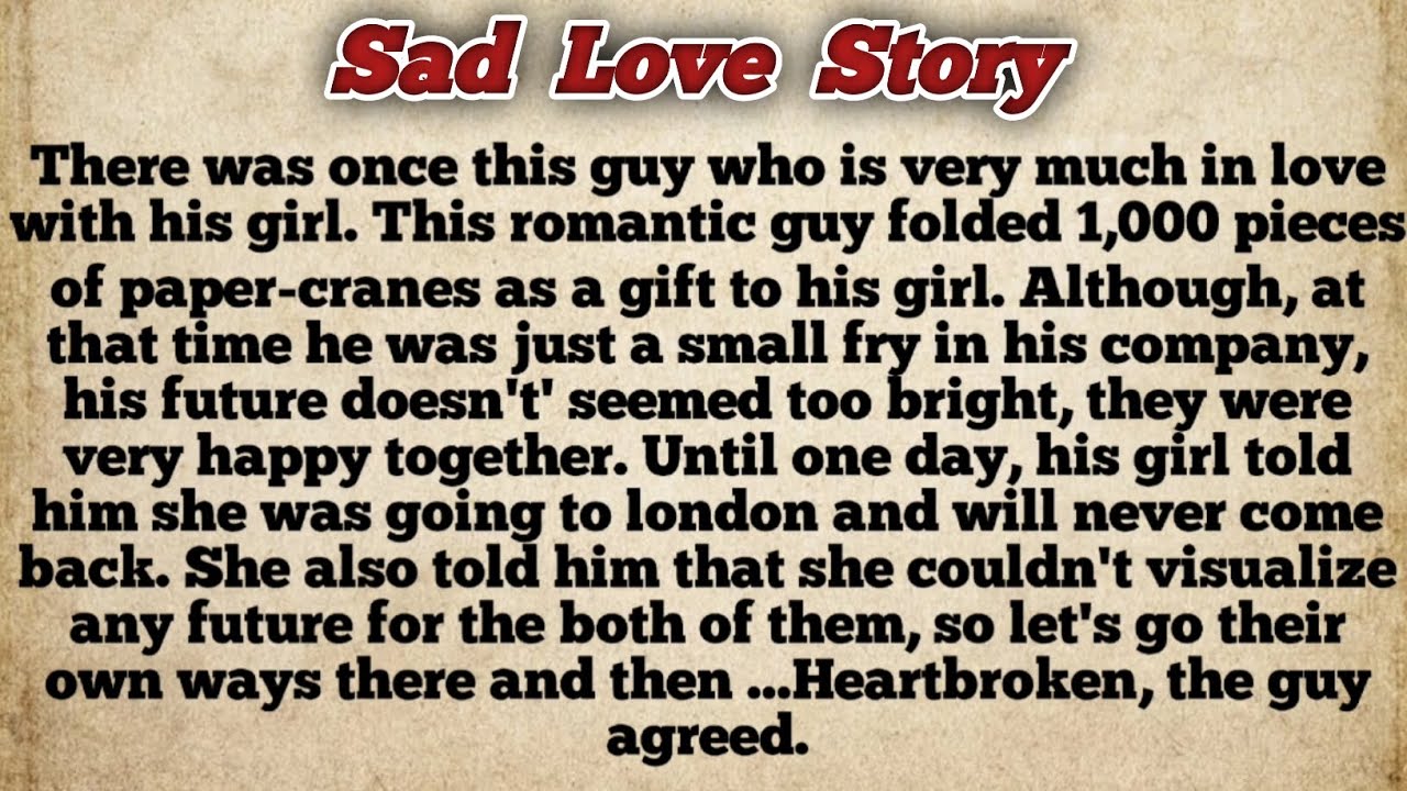 Romantic Love Story | Short Story | Heart Touching Story | Comic English -  Youtube