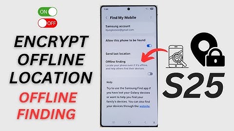 🔒 How to Enable/Disable Encrypt Offline Location for Offline Finding on Galaxy S25/S25+/Ultra 📱