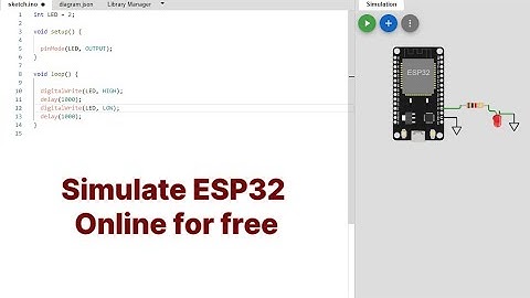 How to simulate ESP32 online for free