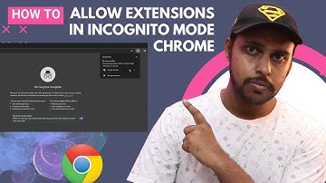 How to allow extensions in incognito mode chrome | enable extensions in incognito mode