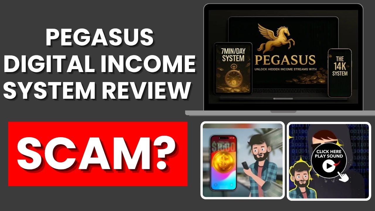 Pegasus Digital Income System Review – LEGIT OR SCAM? TRUTH EXPOSED ...