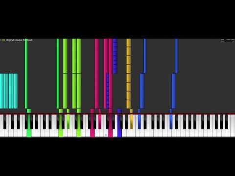 Flight of the Bumblebee piano black midi