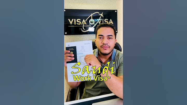 Saudi Arabia 🇸🇦 work Visa Stamping, ✈️ #visaready #saudiarabia #shorts thumbnail