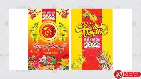 Tải file vector pano mẫu chúc mừng năm mới free corel