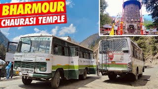 Chamba to Bharmour & Chaurasi Temple by HRTC | Chalo Chamba P-1 चौरासी मंदिर भरमौर | Himbus