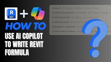 Revit How-To Use AI Copilot to Write Revit Formula