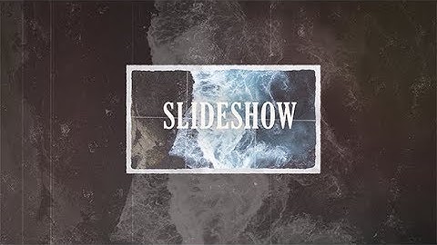 Slideshow (After Effects template)