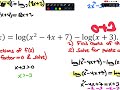 Solving Logarithmic Inequalities (AP Precal)